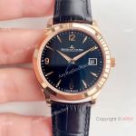ZF Factory Jaeger-LeCoultre Master Control 39mm Watch Rose Gold Black Face